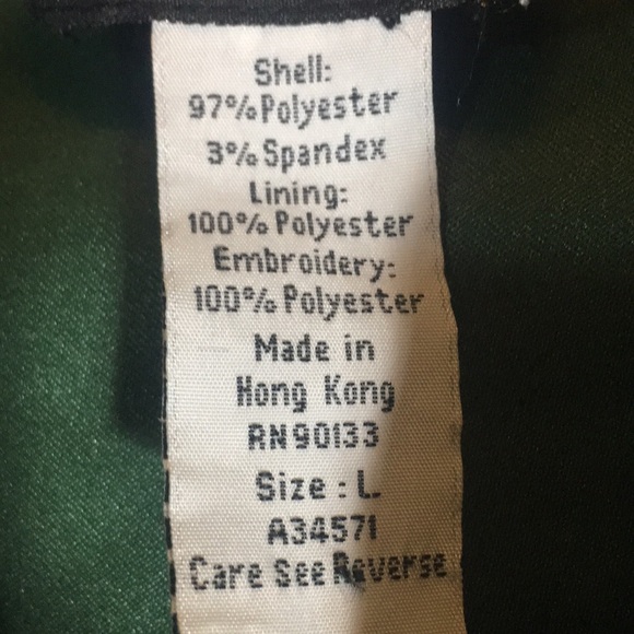 BOB MACKIE St. Patrick’s Day Oversized Relaxed Fit Suede Cloth Statement Piece - Picture 15 of 16